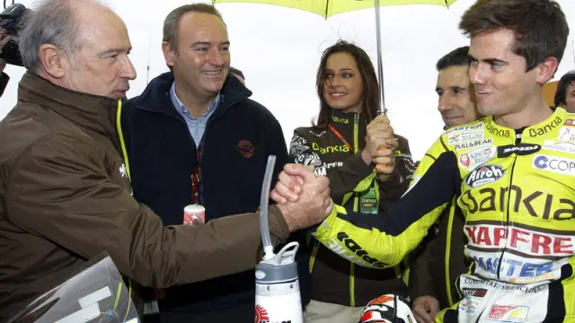 Terol, con el presidente de Bankia, Rodrigo Rato