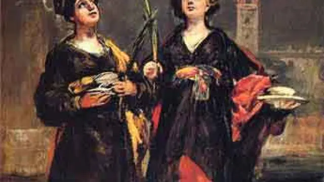 Imagen del cuadro de Goya 'Santas Justa y Rufina'
