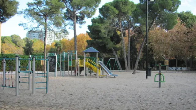 Zonas de juego infantil en el Parque Delicias