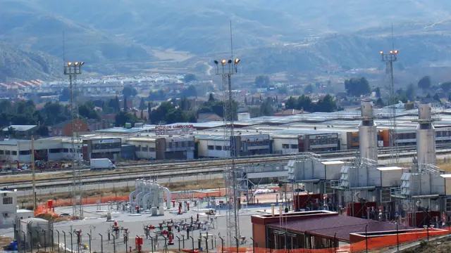Imagen de la planta de Enagás.