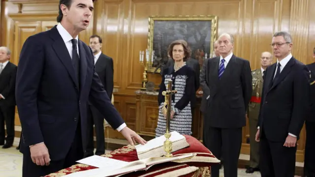 El nuevo ministro de Industria, Energía y Turismo, José Manuel Soria
