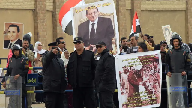 Simpatizantes de Hosi Mubarak