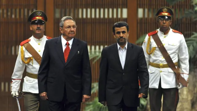 Ahmadineyad y Castro, el miércoles, en Cuba