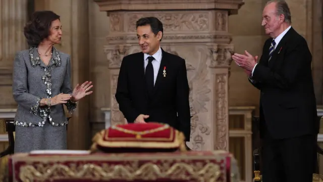 Nicolas Sarkozy recibe el Toisón de Oro