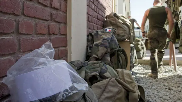 Soldados franceses en Afganistán