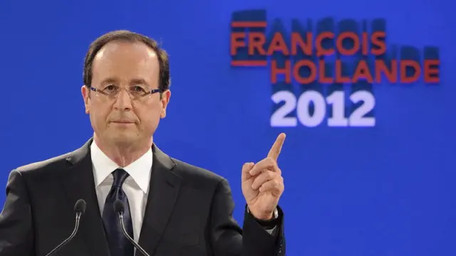 El candidato socialista a la Presidencia de Francia, François Hollande