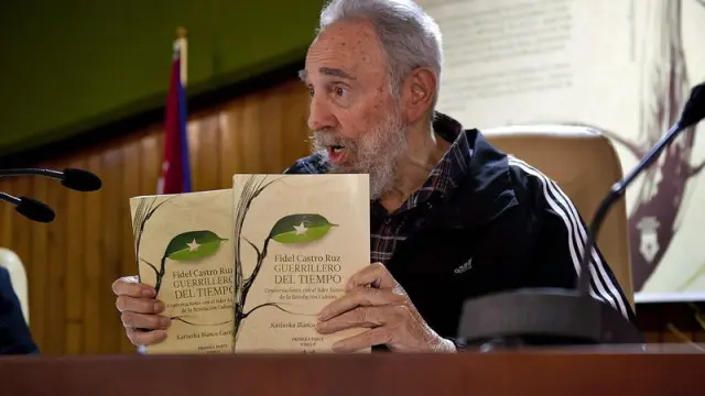 Fidel Castro ha presentado 'Guerrillero del tiempo'