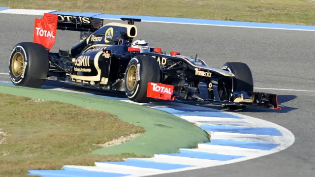 Kimi Raikkonen, en el circuito de Jerez
