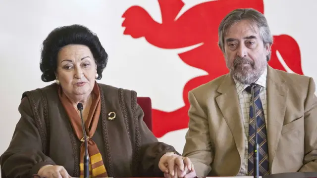 Montserrat Caballé y Juan Allberto Belloch
