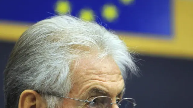 Mario Monti, en la Eurocámara