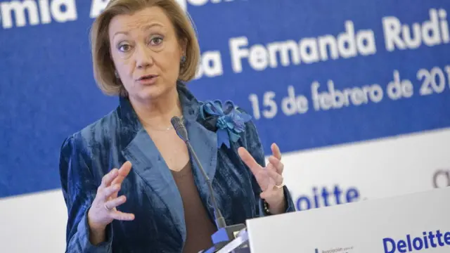 Luisa Fernanda Rudi, presidenta de Aragón