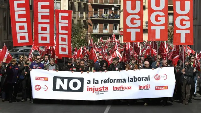 Manifestación contra la reforma laboral 11/3/2012