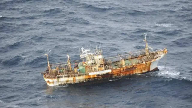 Una imagen del barco