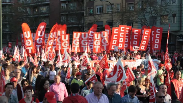 Huelga General del 29 de marzo, en Zaragoza