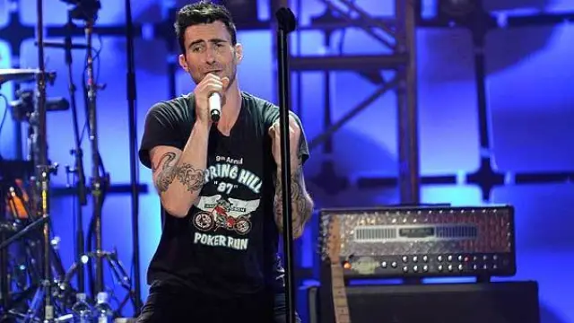 Adam Levine, vocalista de Maroon 5.