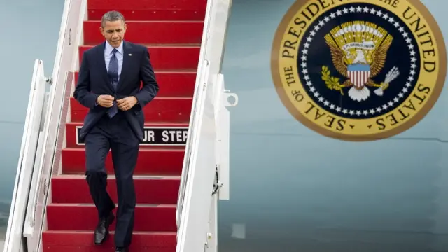 El presidente de Estados Unidos aterriza en Cartagena para asistir a la Cumbre de las Américas.
