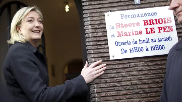 La candidata ultraderechista Marine Le Pen