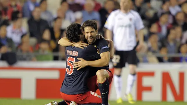 Diego y Tiago celebran la clasificación a la final