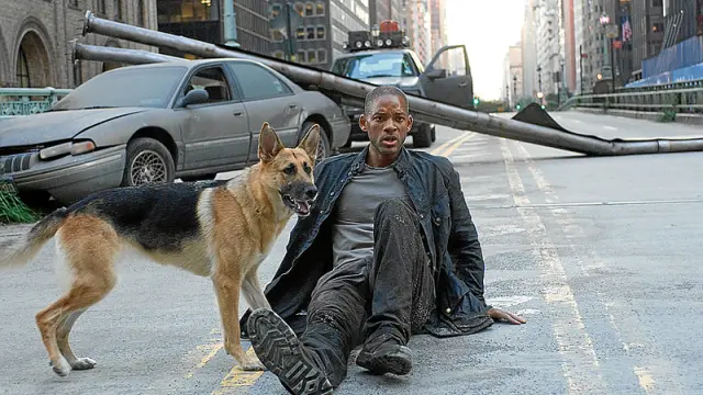 Will Smith es el único superviviente humano en 'Soy leyenda'
