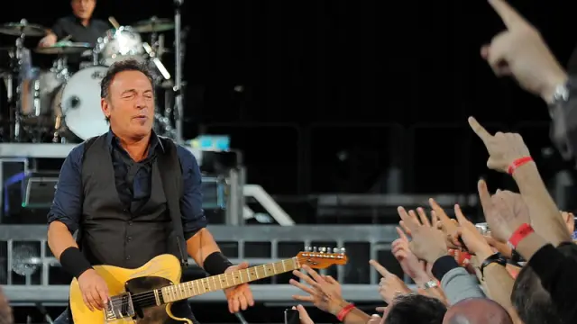 Bruce Springsteen aclamado en Barcelona.