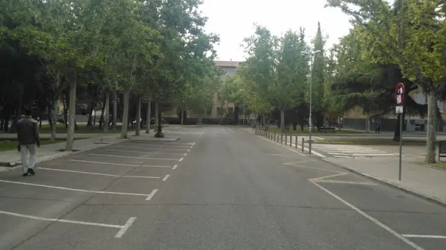 Campus de San Francisco casi vacío