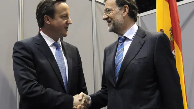 Encuentro de Rajoy con Cameron