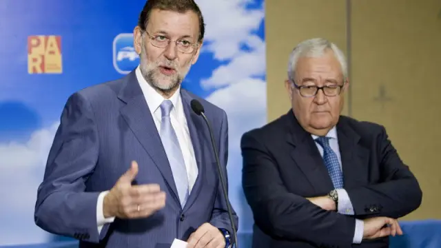 Biel y Rajoy en un encuentro anterior