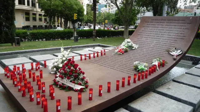El Memorial, tras el acto.