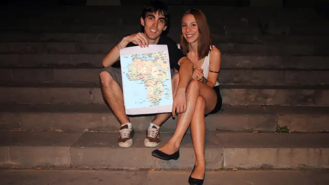 Alodia y Víctor se preparan para viajar a Senegal