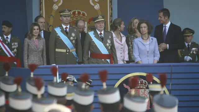 La Familia Real, en el desfile de la Hispanidad