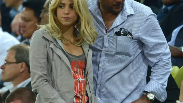 Shakira durante el partido