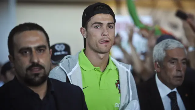 Cristiano Ronaldo, en Kiev
