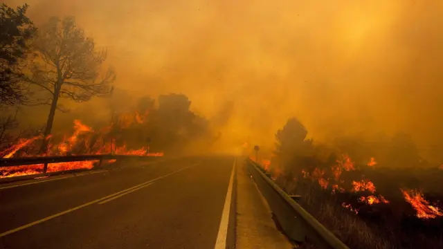 Los incendios han ocasionado miles de evacuados