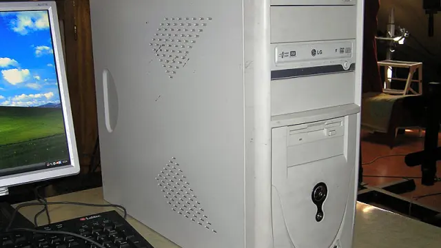 Un ordenador en una foto de archivo.