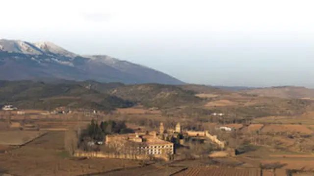 Vista del monasterio de Veruela.