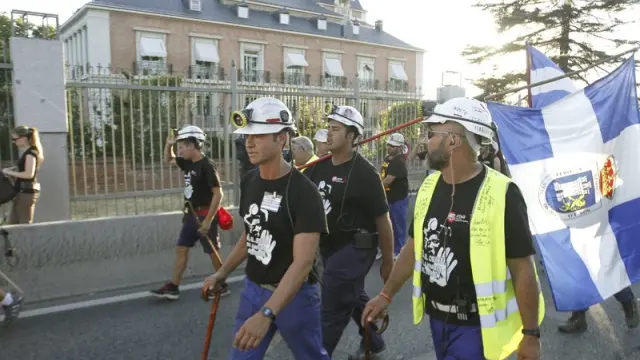 La marcha minera llega a Madrid