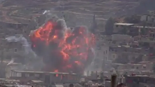 Una explosión en las afueras de Damasco