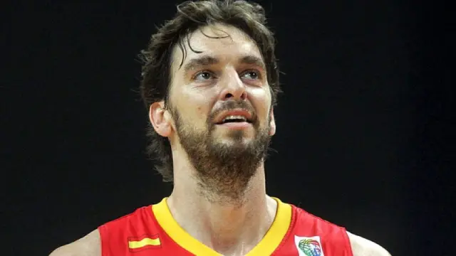 Pau Gasol, jugador de la selección española de baloncesto