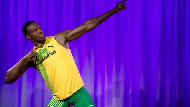El atleta jamaicano, Usain Bolt, ya tiene su figura de cera en Londres