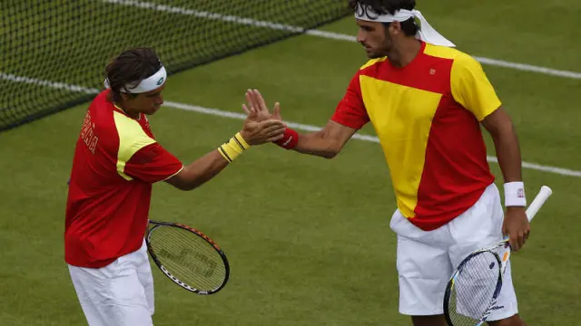 Ferrer y Feliciano, pareja española en el dobles