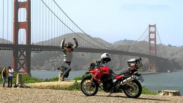 El Golden Gate de San Francisco como telón de fondo