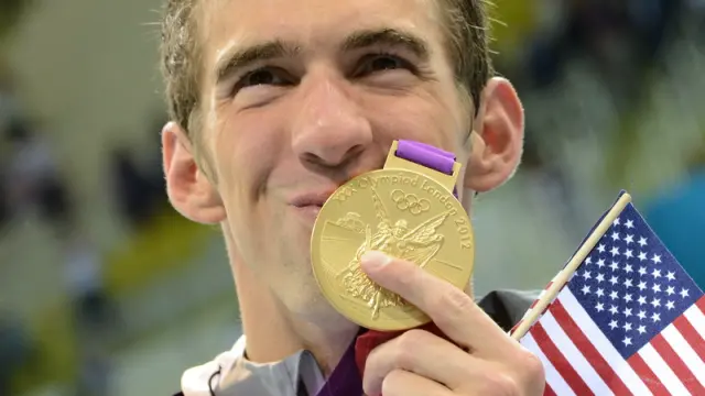 Michael Phelps superó a la gimnasta Larisa Latynina y es el deportista con más medallas.