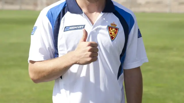 Francisco Montañés, jugador del Real Zaragoza.