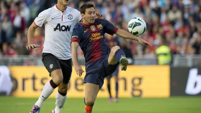 Messi ha sido uno de los mejores del Barça, aunque no ha conseguido el gol.