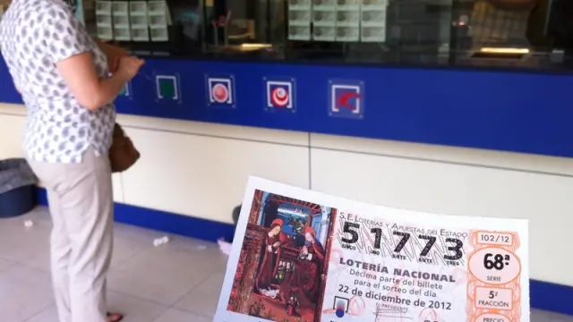 Lotería del Rosario, en la calle Don Jaime
