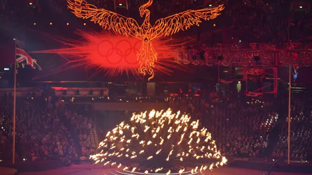 Ceremonia de clausura de los Juegos Olímpicos de Londres 2012.