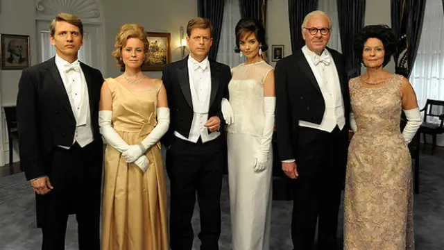 La familia Kennedy en la serie de televisión.