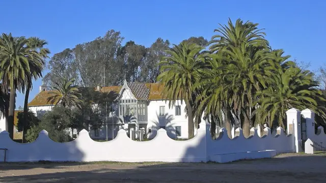 El palacio de las Marismillas, en el Parque Nacional de Doñana