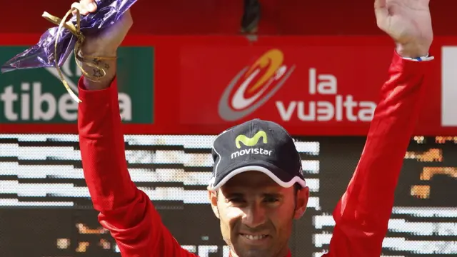 Alejandro Valverde se viste de rojo en la tercera etapa