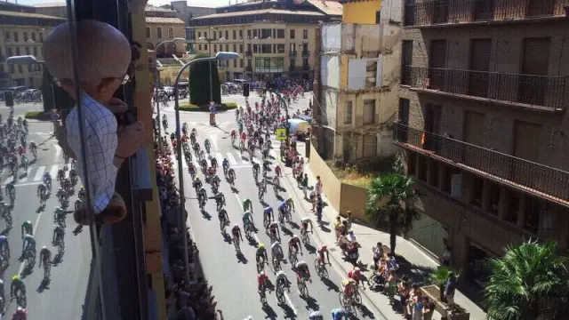 La Vuelta a España a su paso por Aragón